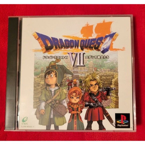 Dragon Quest VII: Eden no Senshi Tachi PS1 Playstation Japan Import US Seller - Picture 1 of 4